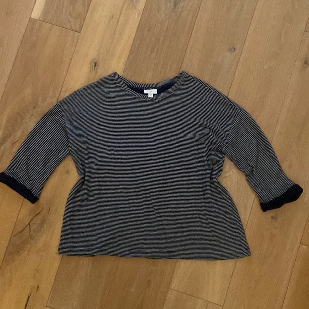 J. Jill Striped Lightweight Sweater